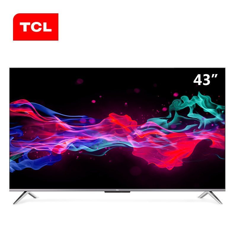 TCL 官方旗舰 43V8 43英寸智能 电视 超薄全面屏 免遥控声控 高清 家用 彩电 43吋 液晶 平板电视机