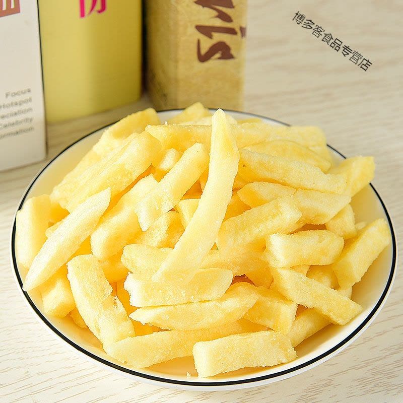 即食美式薯条脆原切土豆条马铃薯条休闲零食非膨化冷冻食品图片
