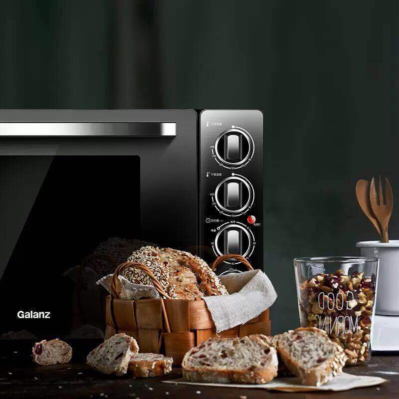格兰仕(Galanz)电烤箱 KWS2060LQ-D1N 家用烘焙多功能全自动烤箱60升 黑色高清大图