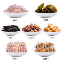 金唐(KTANG) 海产干货健康打礼包1078g 墨鱼 鱿鱼 淡菜干 干贝 虾皮 紫菜 海带 年货送礼