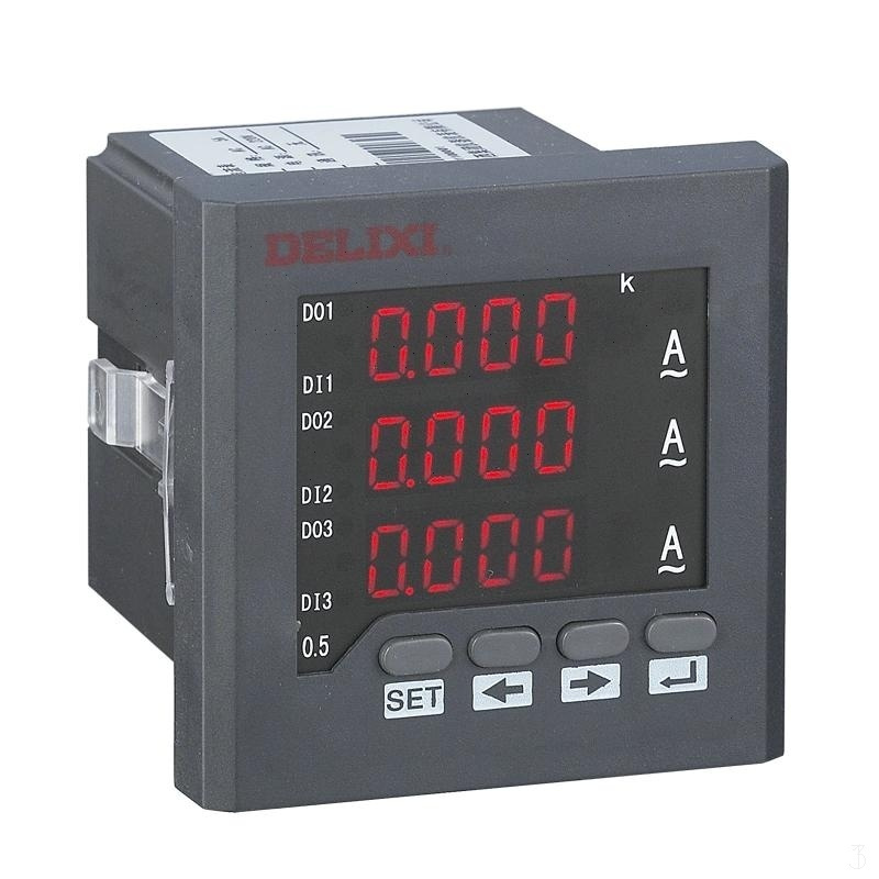 DELIXI ELECTRIC PA2222C-48X1 电流表 5A PA2222C系列数显电流表48CX15A