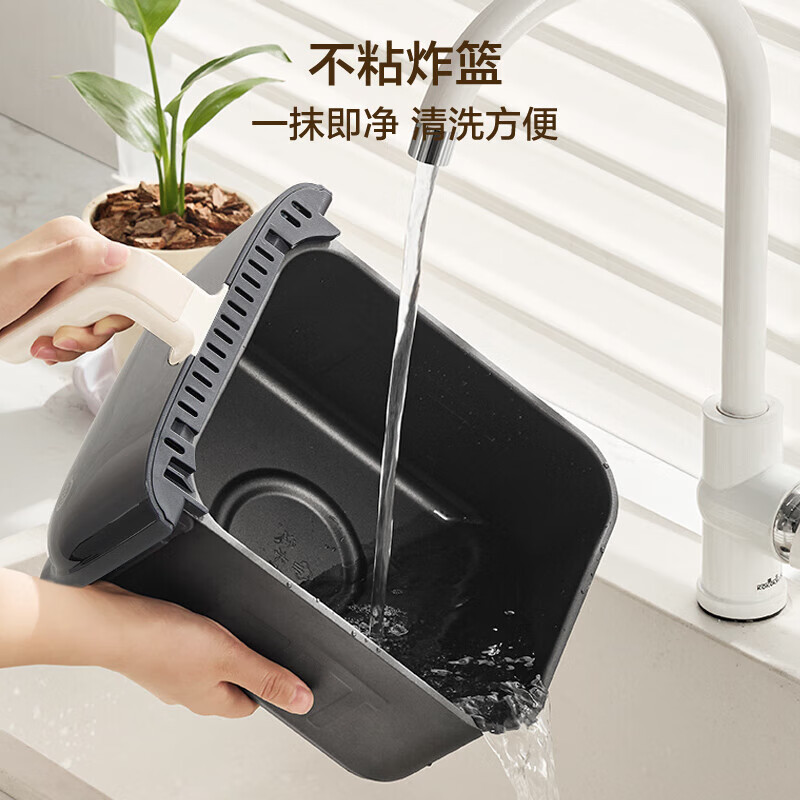 苏泊尔(SUPOR)空气炸锅 家用5L全自动空气炸锅实用大容量 蒸汽嫩炸 透明可视窗口 远红外穿透加热 KD50Y804高清大图