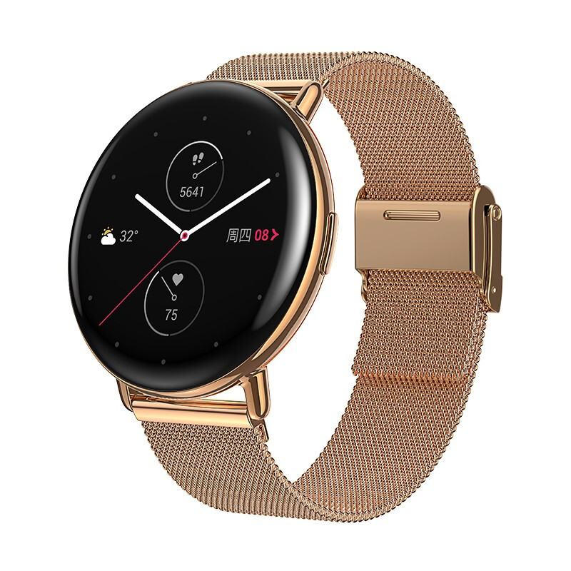 Amazfit 华米手表Zepp E 时尚智能手表男女表NFC支付50米防水跑步运动骑行登山健康管理心率血氧压力睡眠监测手环