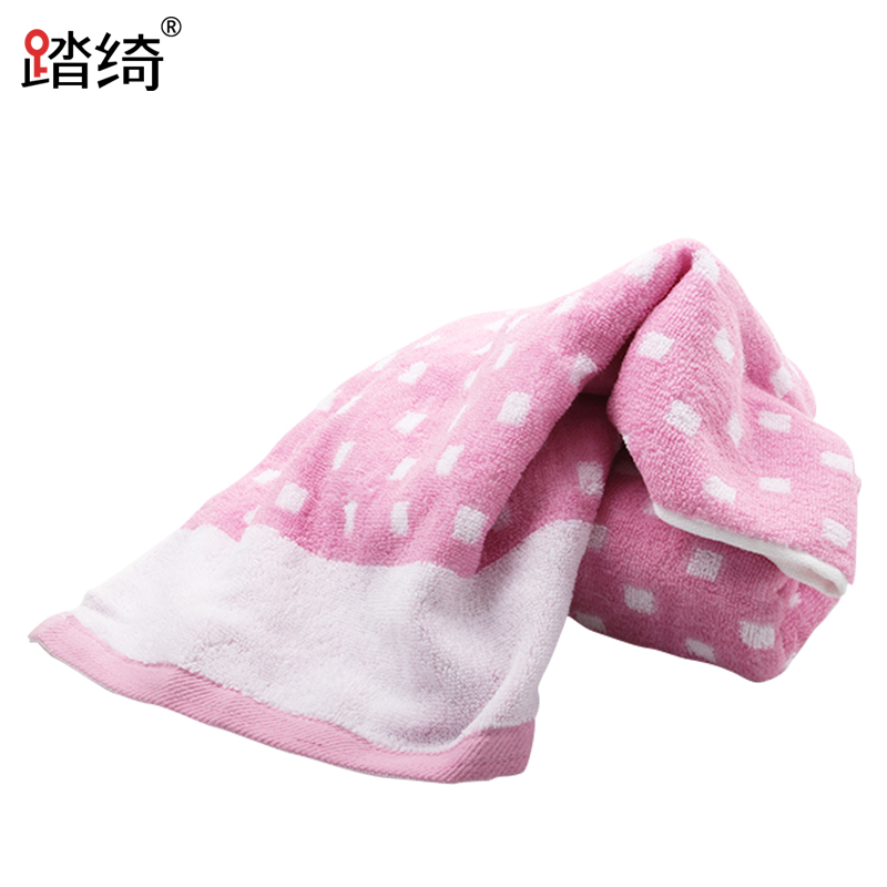 踏绮 时尚点点面巾 34*78cm 条高清大图