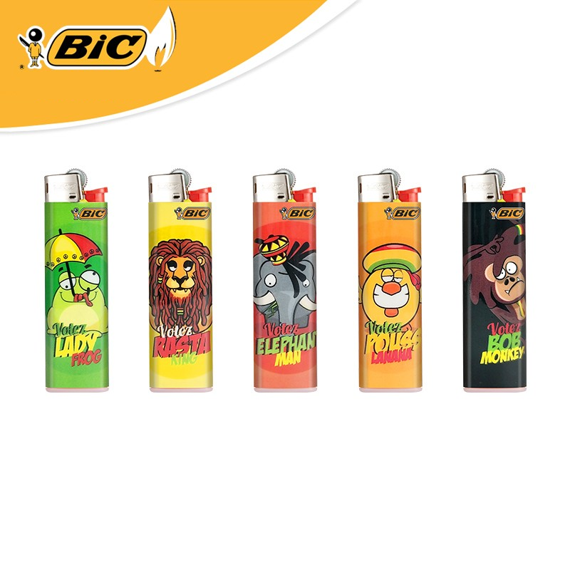 [苏宁自营]比克(BIC) J3一次性砂轮打火机 50个/盒(盒) 混色