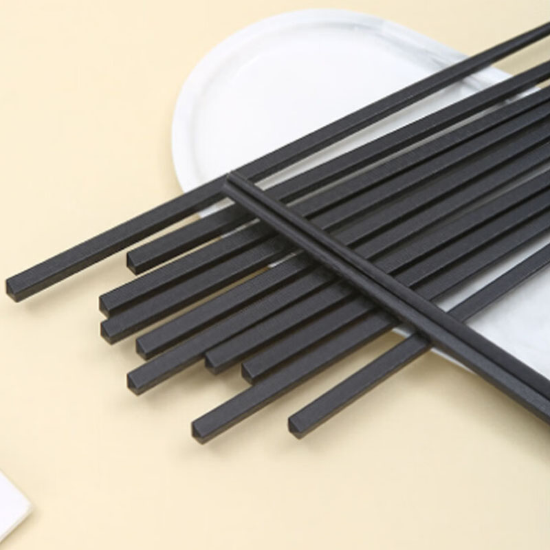 尚品双蕊合金筷子筷子机专用不吸水不发霉家用商用防滑筷子 24cm*10双装高清大图