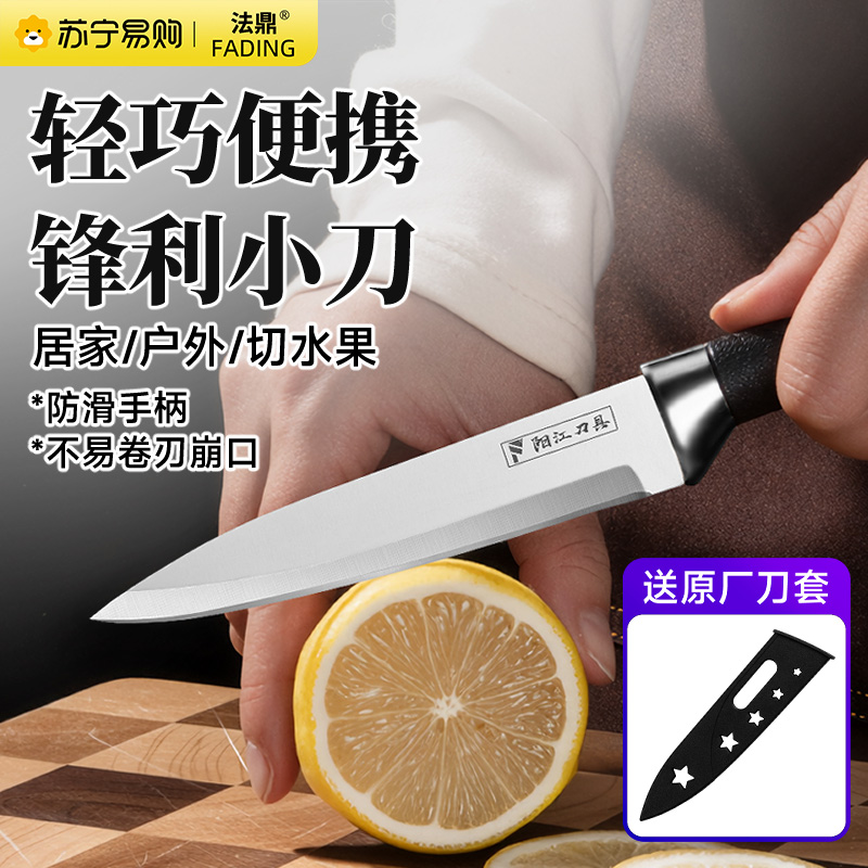 家用水果刀多功能不锈钢锋利切菜刀切水果神器厨房瓜果削皮刀具1155高清大图