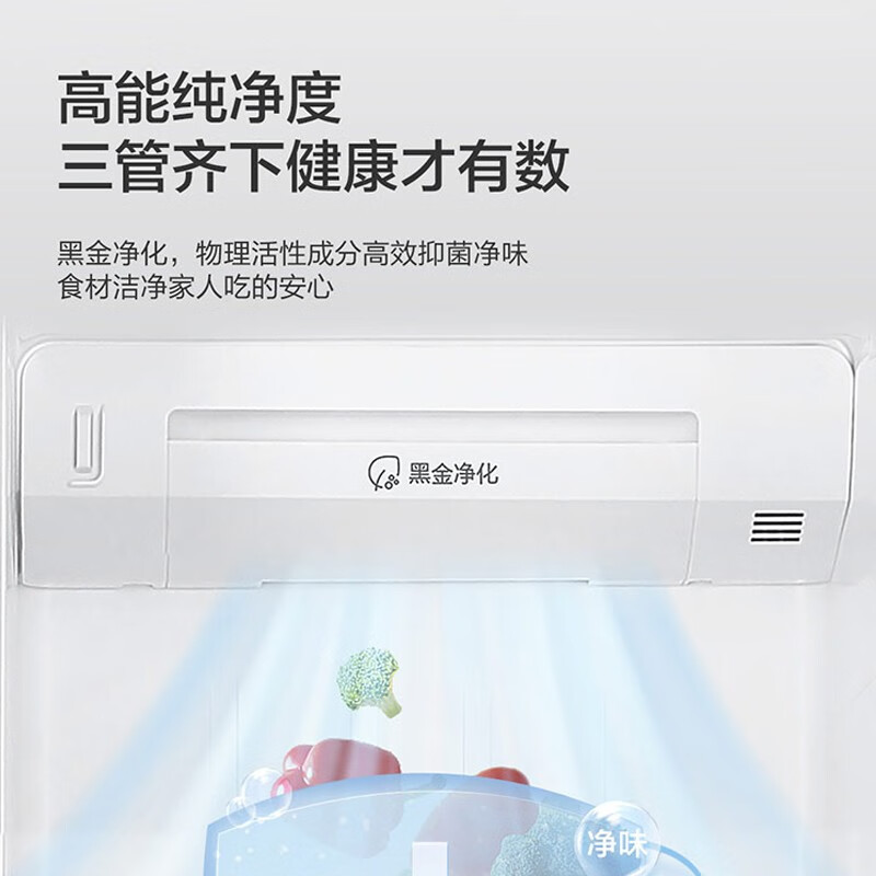 [大冷冻]海尔(Haier)515升双开门对开门一级双变频风冷无霜黑金净化265升大冷冻超薄机身