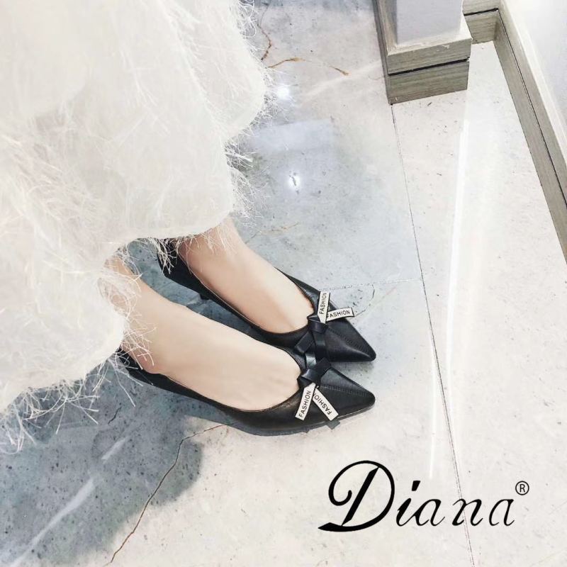 黛安娜(Diana)2020新款时装优雅高跟通勤高跟真皮鞋