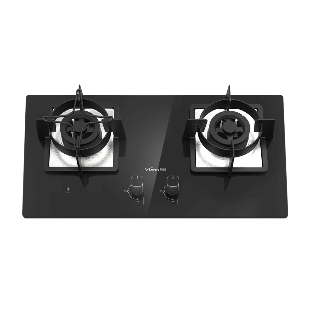 万和(vanward) 精准调节 黑晶钢化玻璃燃气灶n2-l03x