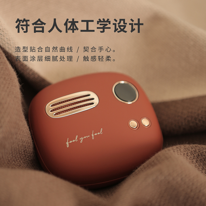 冇心usb暖手宝充电宝两用小迷你随身二合一自发热手握热手宝便携式女学生冬季捂手神器取暖男有心 T40 迷绿