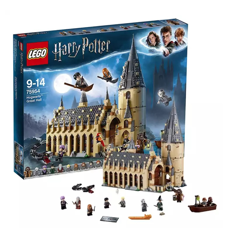 [保税区发货]丹麦乐高LEGO 75954 哈利波特系列霍格沃兹城堡儿童积木 9-14岁益智 儿童成人玩具 送礼