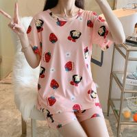晚安套装 M 75-95斤 睡衣女夏季甜美睡裙公主风日系学生网红宽松显瘦韩版中长款连衣裙