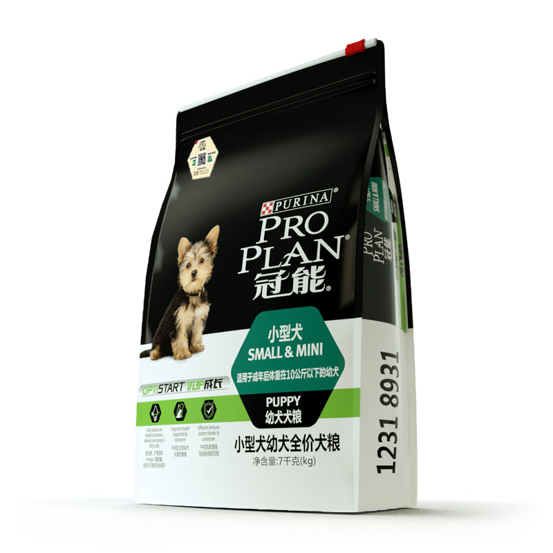 冠能小型犬幼犬全价犬粮7kg 幼年期狗干粮14斤高清大图
