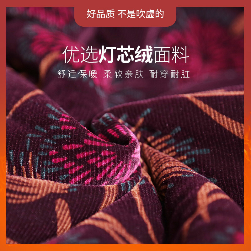 迪鲁奥(DILUAO)老年人冬装女70岁奶奶装棉衣胖妈妈秋冬款老太太老人加厚棉袄衣服