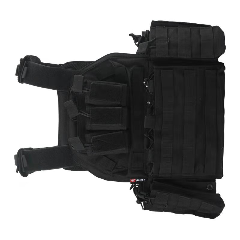 特种兵黑色多功能马甲cs作训防弹放刺 6094行动版战术背心 背心 4.