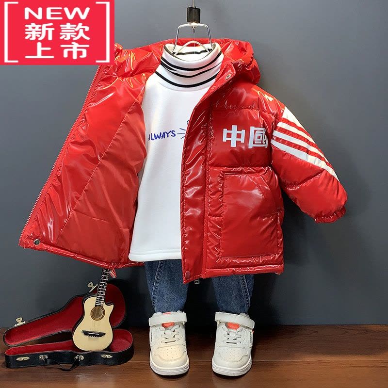 可莉允男童免洗羽绒棉服2022新款冬季洋气潮儿童男棉衣宝宝棉袄外套冬装图片