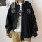 NEW LAKE中学生男女通穿中性棒球服夹克港风潮流情侣运动服胖子大码bf外套夹克