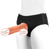 谜姬男女穿戴仿真阳具震动棒穿戴裤双洞款穿戴皮裤阳具支架女同拉拉LES穿戴器具男les假体情趣成人内裤双人情趣成人用品