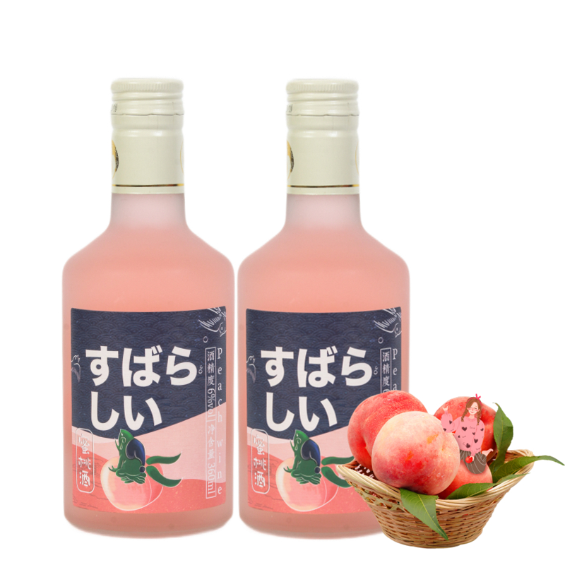 二口味 態本態蜜桃酒桂花酒江南果酒高清大图