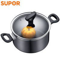 苏泊尔(SUPOR)D系列不粘汤锅家用燃气加厚煮粥锅小蒸锅不粘锅具电磁炉燃气通用ET20KP-01