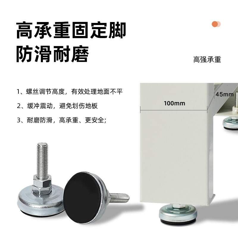 尔迈 重型钳工工作台防静电操作台工厂车间多功能维修工具台 含2抽吊柜 2.1米高清大图