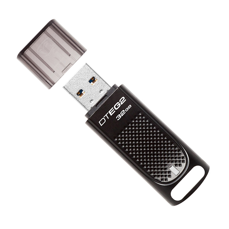 [精选]金士顿(Kingston )32GB U盘 USB3.1 DTEG2 金属外壳 高速车载U盘 读速180MB/S
