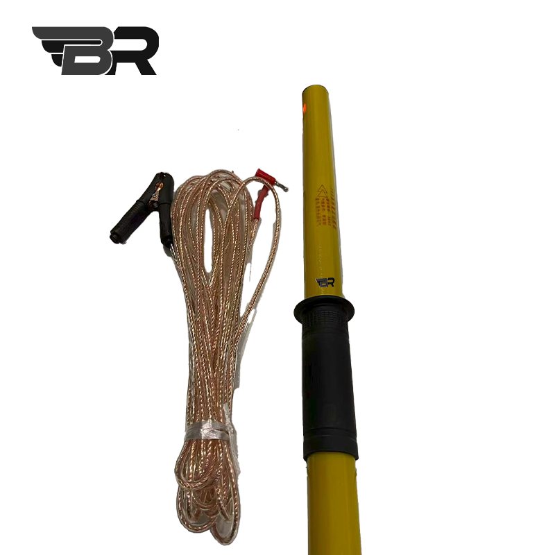 BR 环氧树脂杆 伸缩6米黄色+数显 根高清大图