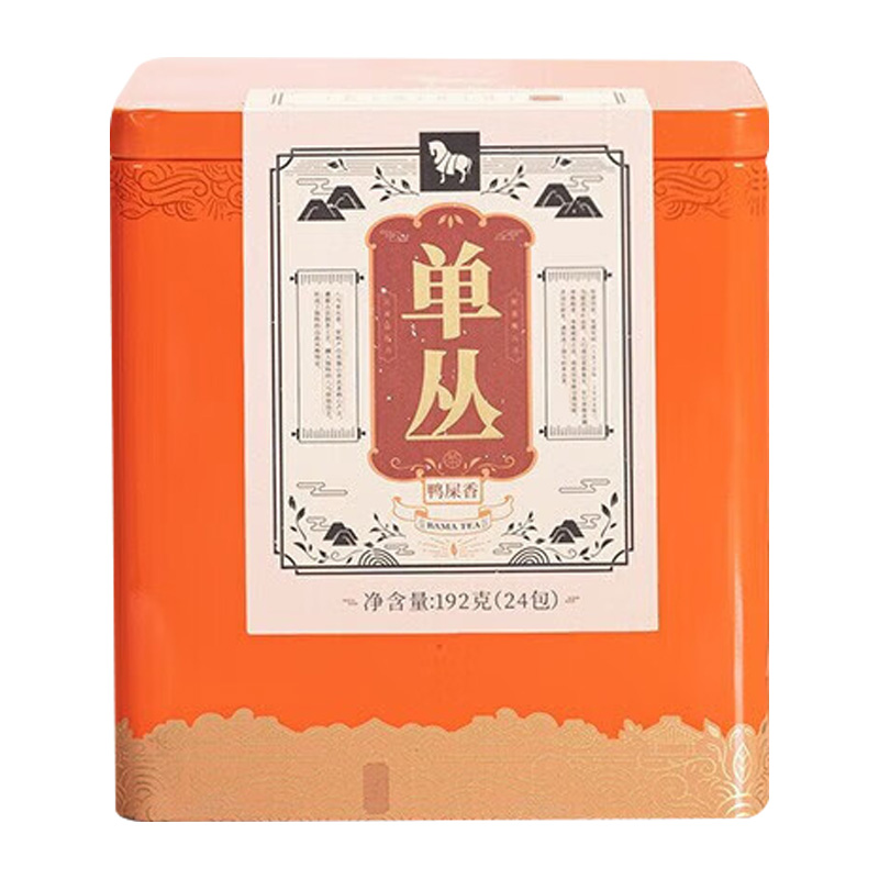 八马茶业茶叶礼盒192g特色花香单丛鸭屎香大罐装AD111