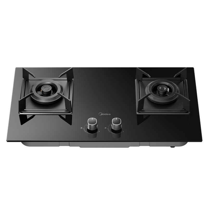 美的燃气灶JZY-Q623-M 5.0KW密簇大火力 搪瓷承液盘 134mm宽幅全钢直火燃烧器 精钢双段不锈钢炉头