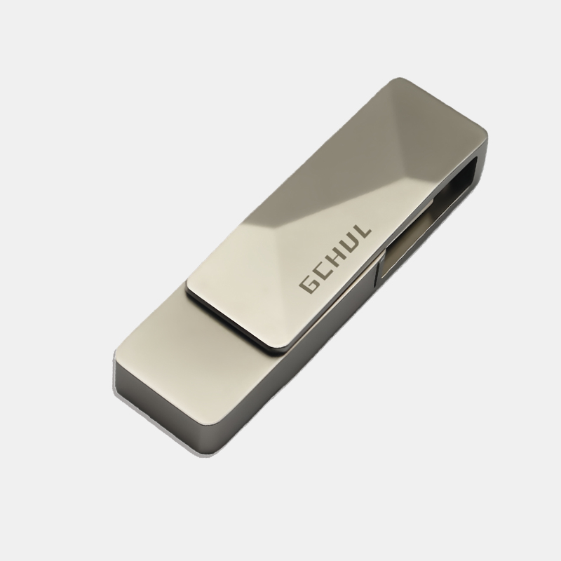 杰储(GCHUL) U100 白昼系列 128G USB3.2 超高速固态闪存U盘/优盘 (单位:个) 黑色高清大图