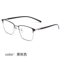 尚境新款近视镜复古轻巧钛合金眼镜框商务男士近视镜复古全框眼镜