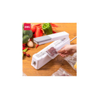 得力(deli)手压式封口机 家用塑料袋食品包装袋茶叶袋密封包装机16499