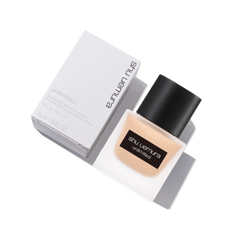 植村秀(SHU UEMURA)小方瓶粉底液35ml #584 羽纱持妆持久控油高清大图