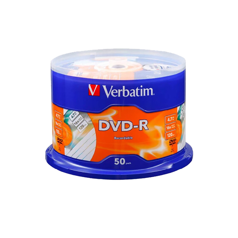 威宝verbatim DVD-R光盘 50片桶装