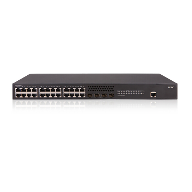 华三(H3C)S5120V2-28P-SI 24口全千兆二层网管企业级网络交换机