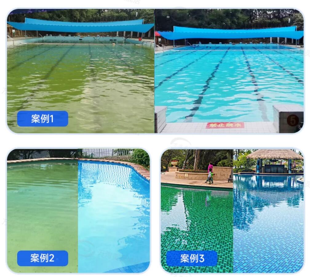 酵素澄清剂游泳池水上乐园温泉池澄清水质解决池水浑浊12瓶/箱高清大图