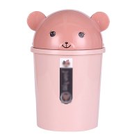 垃圾桶家用创意卫生间带盖卧室办公室塑料卡通翻盖垃圾桶简约生活日用清洁工具