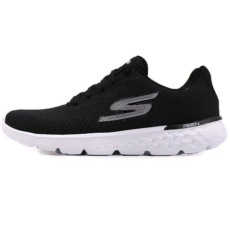 Skechers斯凯奇女鞋新款舒适透气健身鞋轻便缓震运动跑步鞋14804-BKW ZP