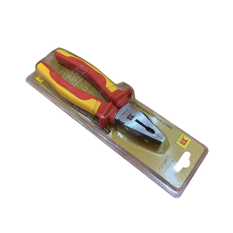 波斯(BOSI)VDE绝缘耐压钢丝钳(8“/200mm)把高清大图