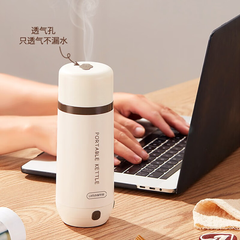丽特斐便携式烧水电热杯保温一体烧水杯LW-K01高清大图