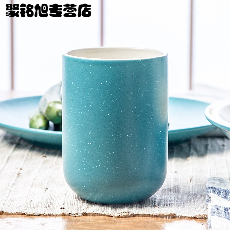 马克杯创意情侣个性简约日式杯子陶瓷牛奶杯早餐杯喝水杯麦片杯饮水杯牛仔杯咖啡杯家居生活日用器皿水具水杯