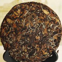 御蘭馨茗茶 正宗福鼎白茶 陈年贡眉2014年茶饼礼盒装茶叶350g