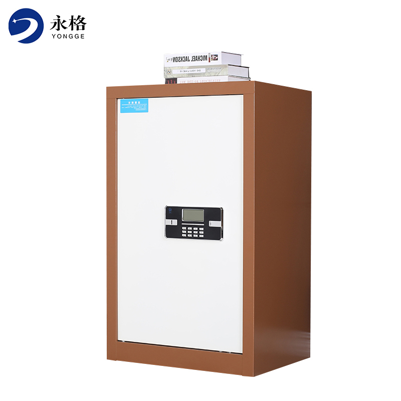 永格保密柜文件柜双保险铁皮柜办公资料柜电子密码锁档案柜钢制防盗柜灰白通门不带斗加