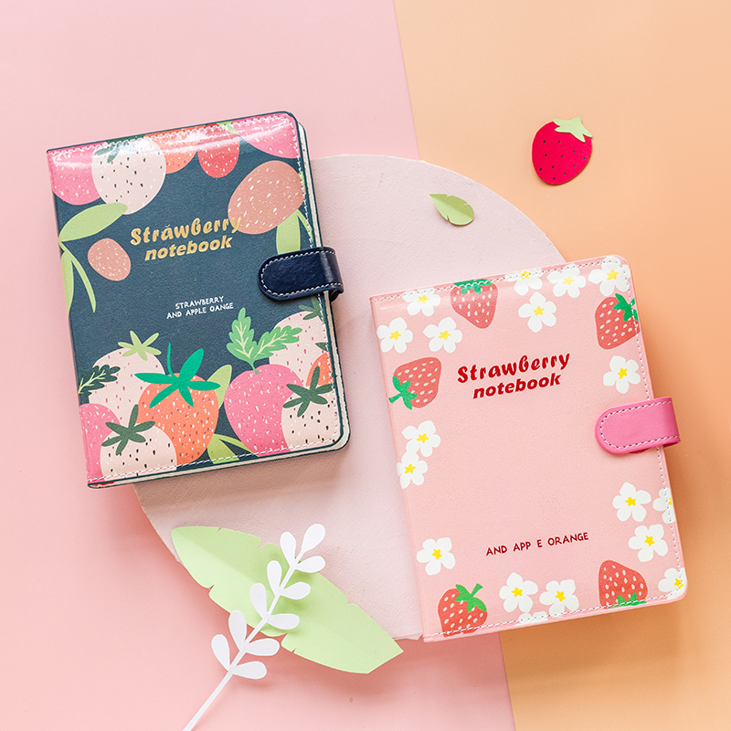 本小姐日记本手账本笔记本子记事本 可爱女少女心超萌水果草莓网红ins
