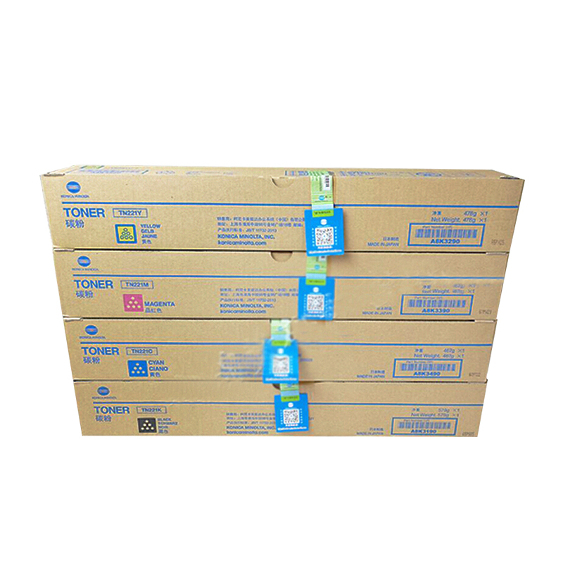 柯尼卡美能达(KONICA MINOLTA)TN221C 墨粉/碳粉 青色 适用机型 C227/C287/C7528高清大图