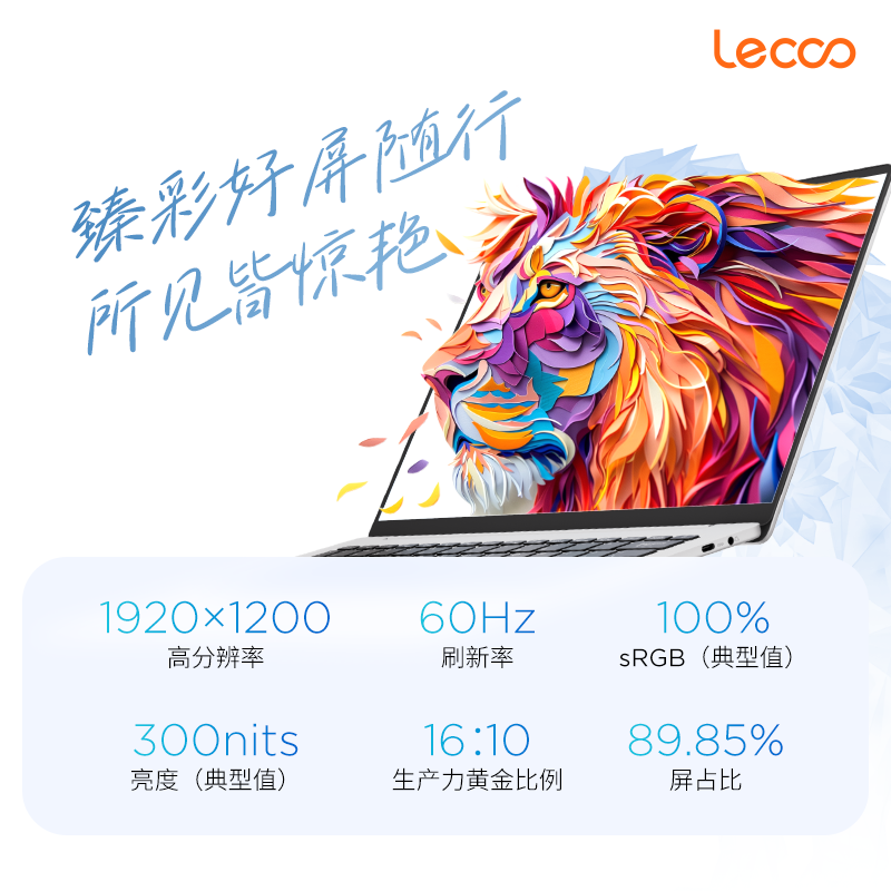 联想(Lenovo)来酷Air14 14英寸超轻笔记本电脑 3代酷睿Core5 315 12G 512G 高色域 约990g超轻机身 办公学习高清大图