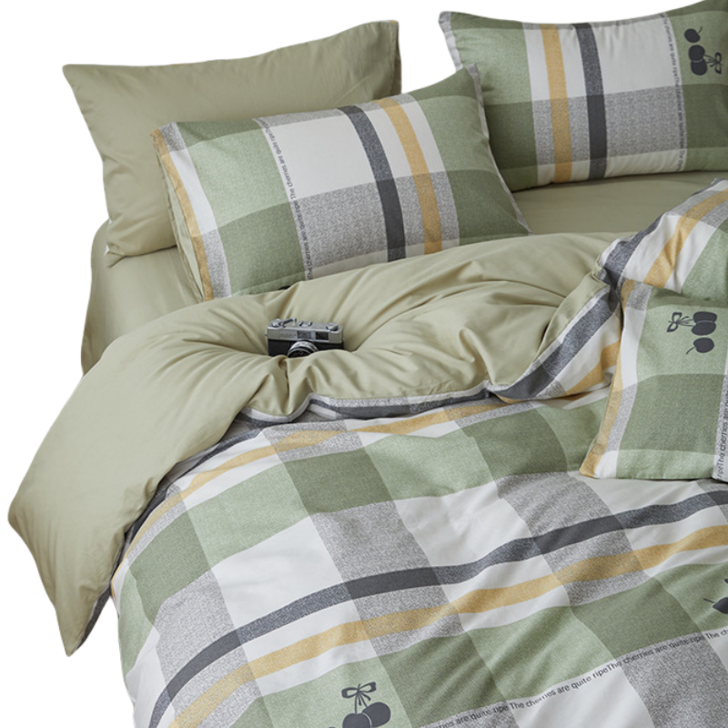 亿洛莱 纯棉四件套 1800*2000mm 套高清大图