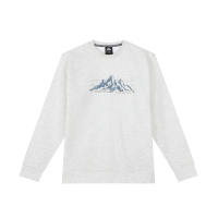 361°运动卫衣男新款套头卫衣常规舒适上衣552443802 XL 原色花灰