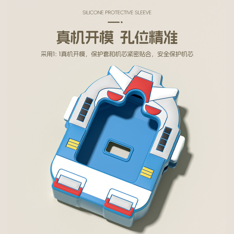 适用小天才电话手表表带Z10/Z9可爱挂脖Z11新款Z8Z7S保护套3139B高清大图